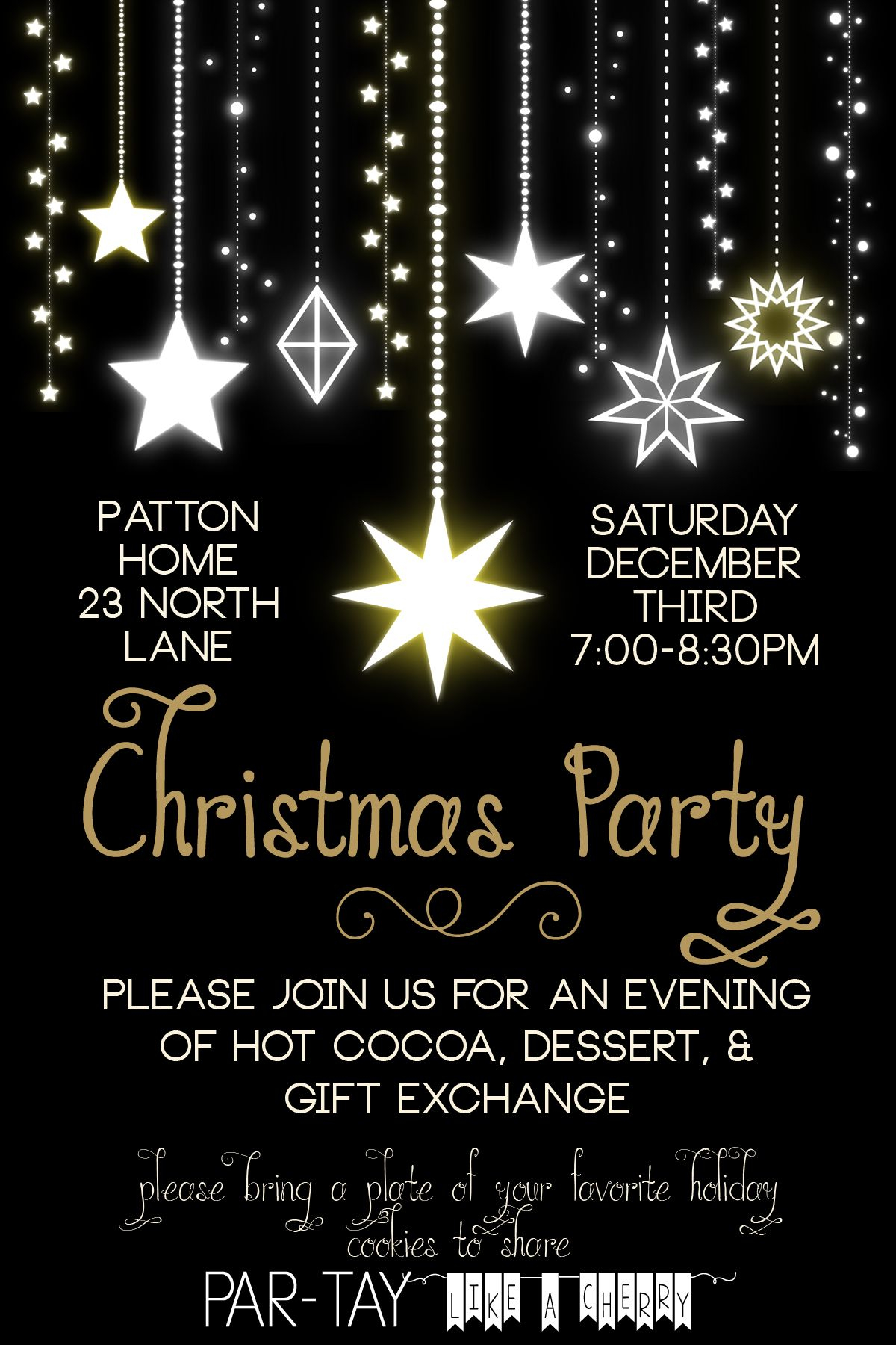 Free Christmas Party Invitation Christmas Christmas Party regarding measurements 1200 X 1800