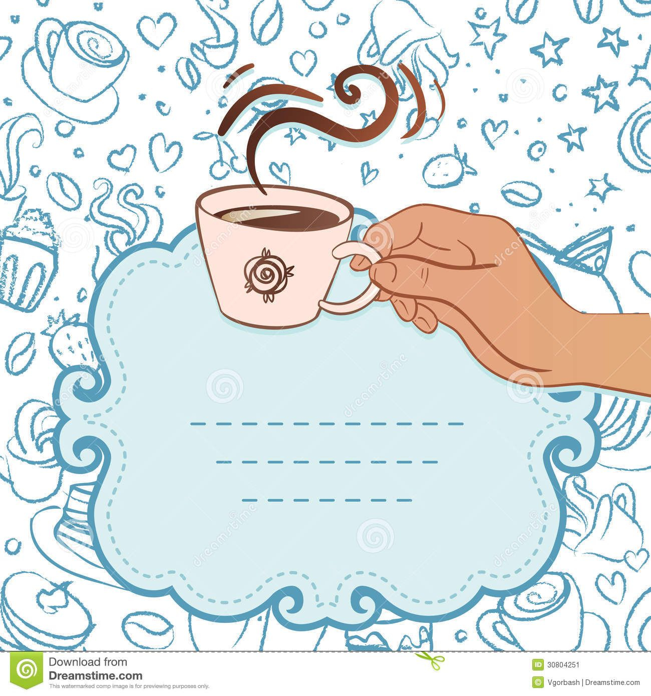 Free Coffee Invitation Template Tea Party Invitation Vintage Style pertaining to size 1300 X 1390