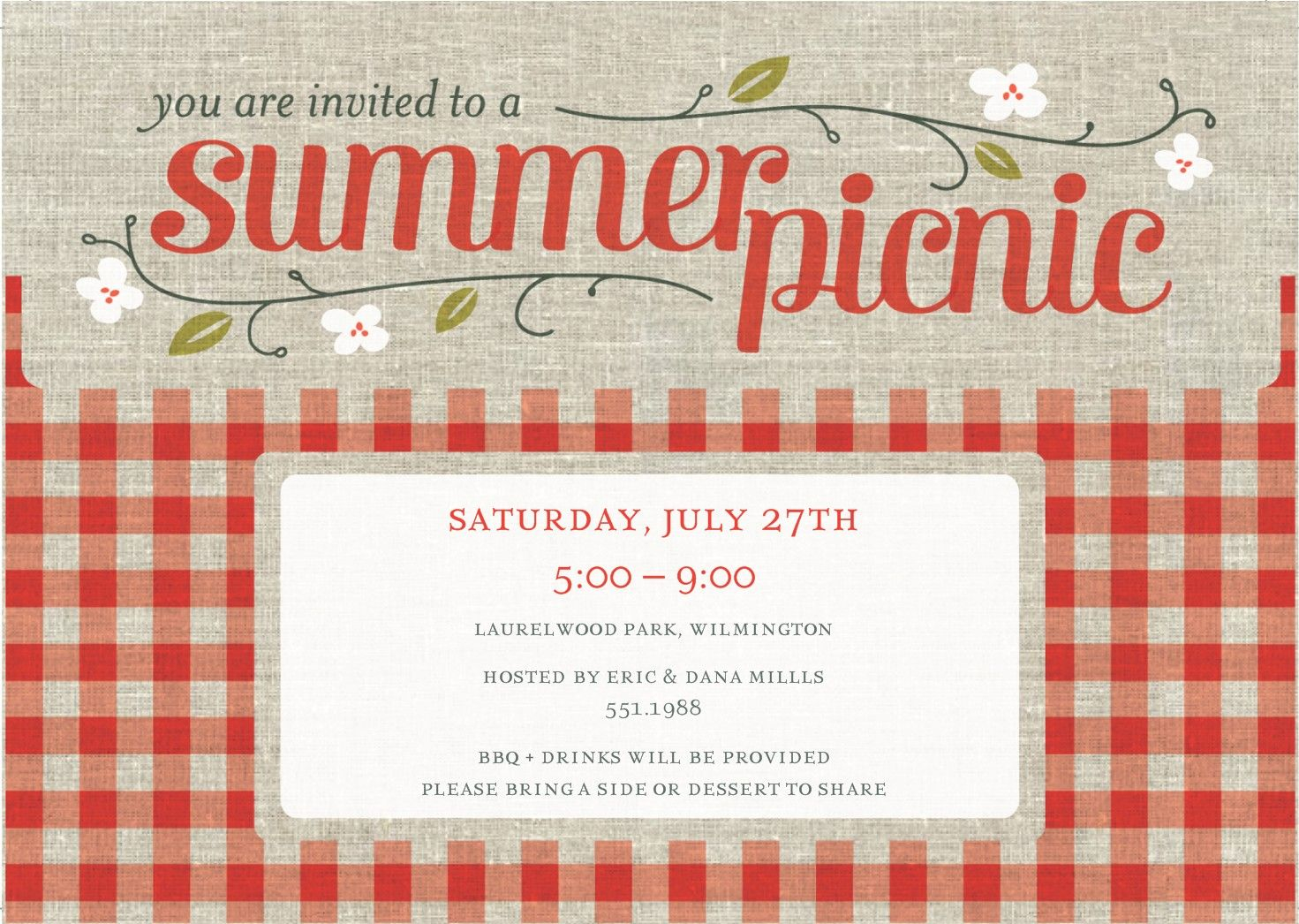 Free Company Picnic Party Invitation Template Girl Scouts Party inside proportions 1471 X 1046