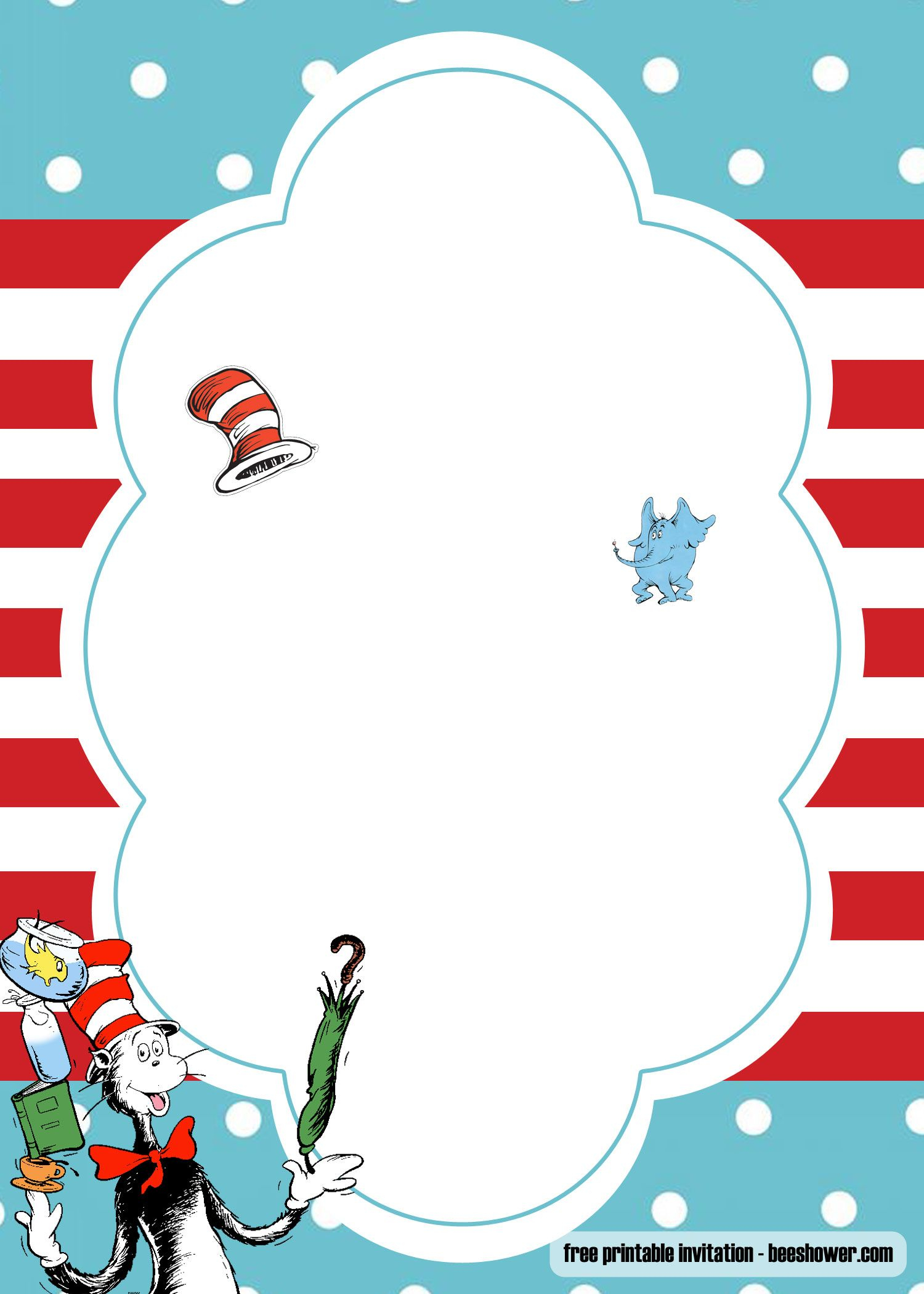 Free Dr Seuss Template For Your Ba Shower Free Printable pertaining to measurements 1500 X 2100