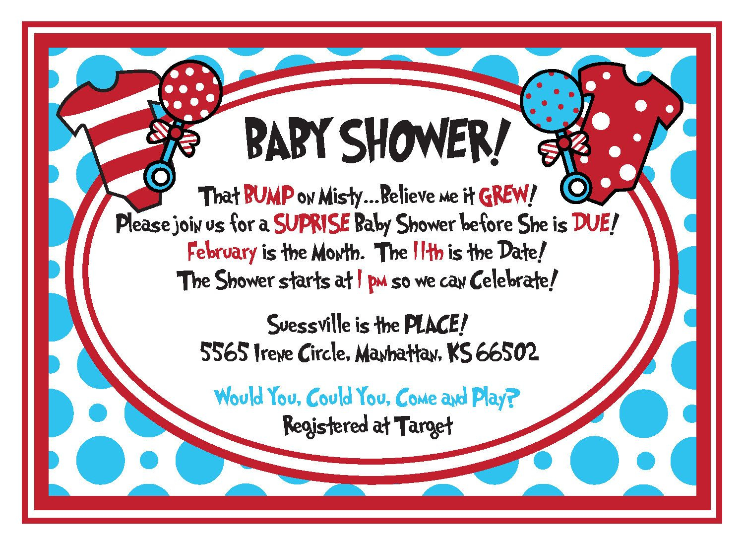 Free Drseuss Ba Shower Invitation Psd Free Printable intended for sizing 1500 X 1100