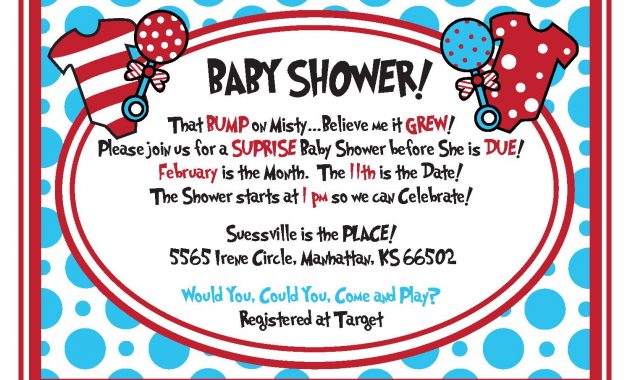 Free Drseuss Ba Shower Invitation Psd Free Printable pertaining to size 1500 X 1100