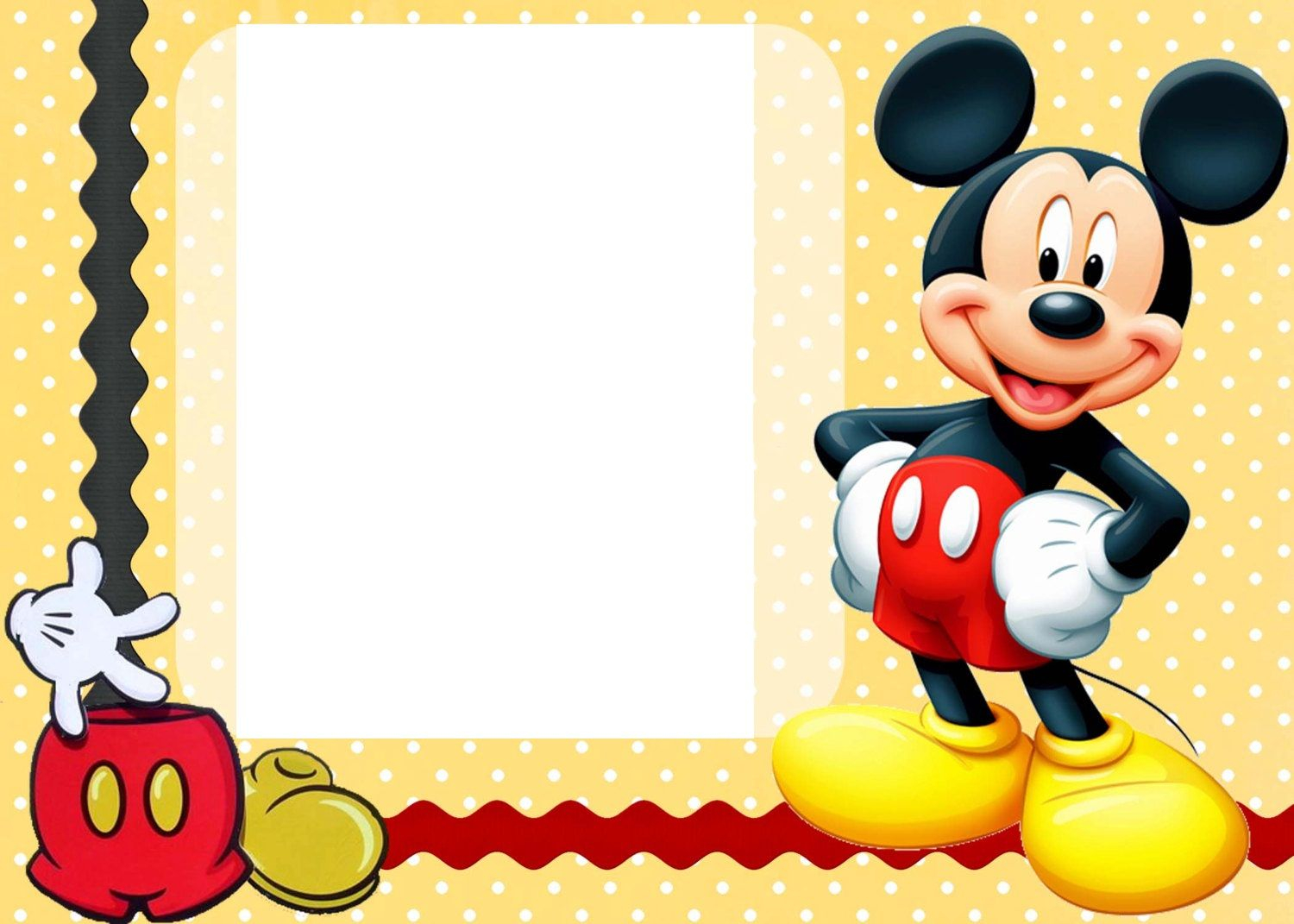 Free Free Printable Custom Mickey Mouse Ba Shower Invitation for proportions 1500 X 1071