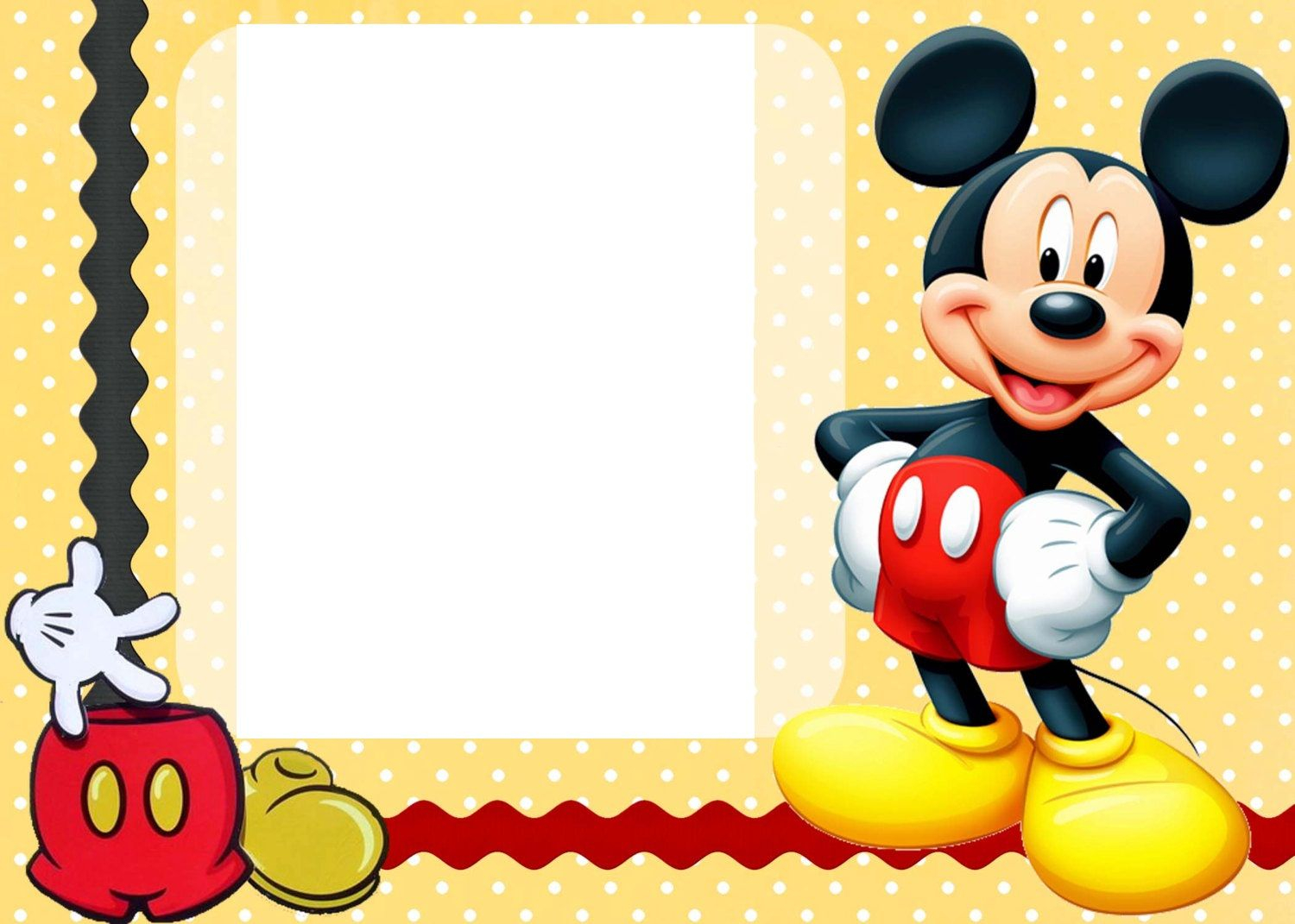 Free Free Printable Custom Mickey Mouse Ba Shower Invitation inside size 1500 X 1071