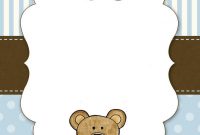 Free Free Teddy Bear Birthday Invitation Templates Bagvania with regard to sizing 828 X 1162