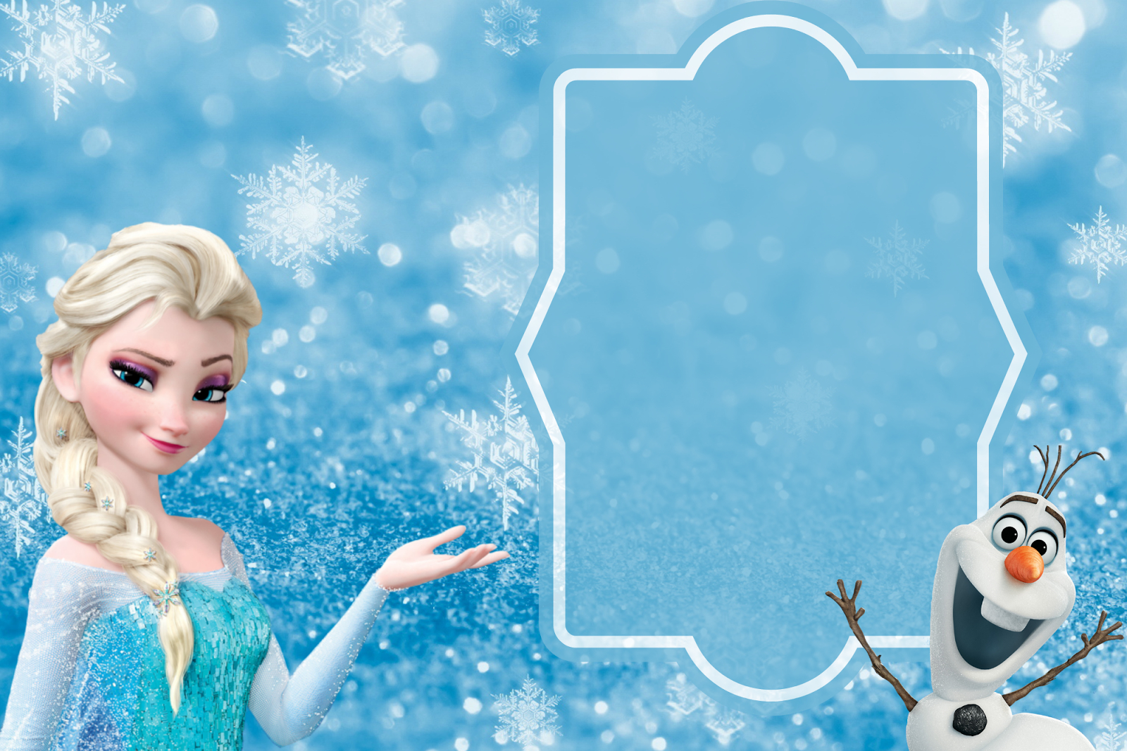 Free Frozen Party Invitation Template Download Party Ideas And regarding proportions 1600 X 1067