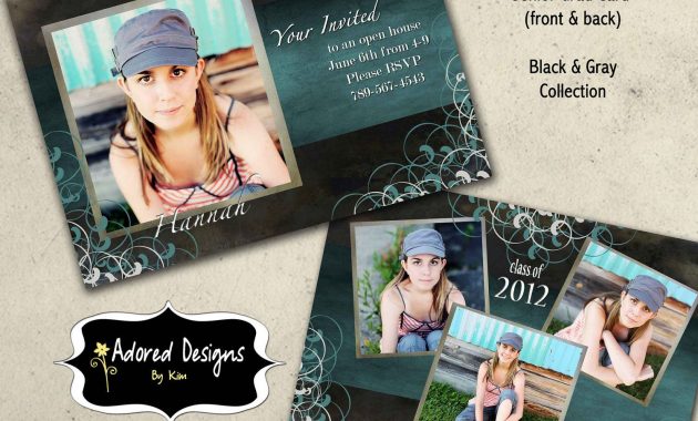 Free Graduation Announcement Templates Photoshop Class Of 2018 with regard to measurements 1500 X 1500