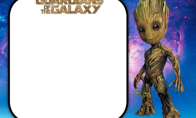 Free Guardians Of The Galaxy Birthday Invitation Free Printable within dimensions 2100 X 1500