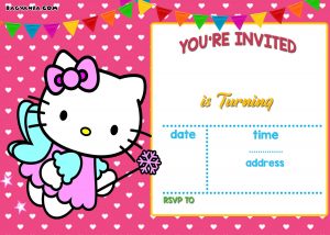 Free Hello Kitty Invitation Free Printable Birthday Invitation inside proportions 2100 X 1500