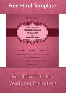 Free Html Invitation Templates For Website within proportions 1000 X 1400