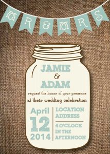 Free Jar Templates Mason Jar Wedding Invitations Future Mrs in proportions 1071 X 1500