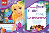 Free Lego Friends Birthday Invite Add Your Own Text Sydney Would in dimensions 1600 X 1199