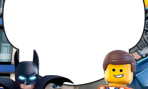 Free Lego Movie Invitations For Free Printable Birthday intended for sizing 1500 X 2100