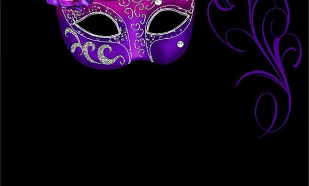 Free Online Masquerade Invitation Invitations Online for sizing 1001 X 1400