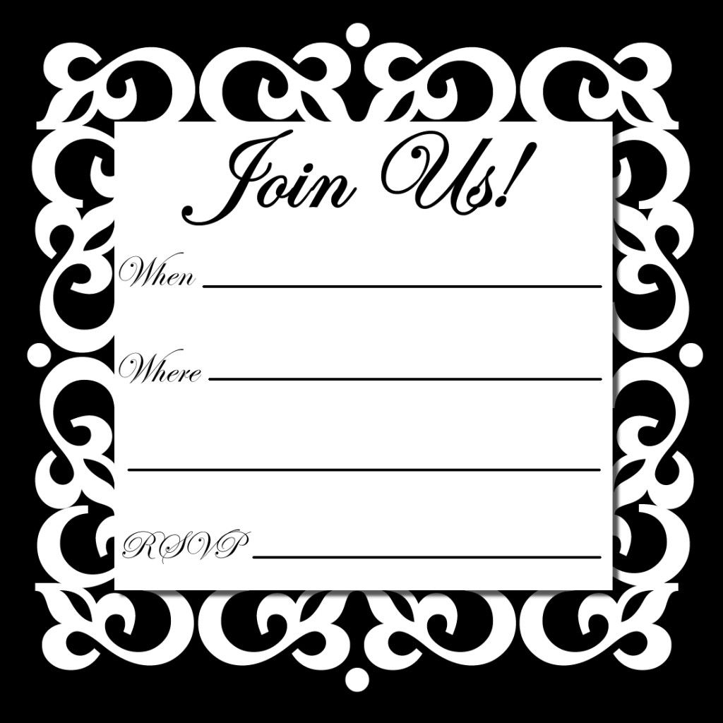 Free Online Printable Party Invitations Birthday Party inside dimensions 1024 X 1024