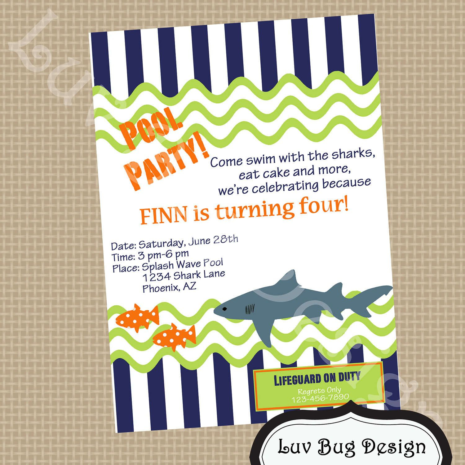 Free Party Invitation Templates Free Printable Pool Party pertaining to measurements 1500 X 1500