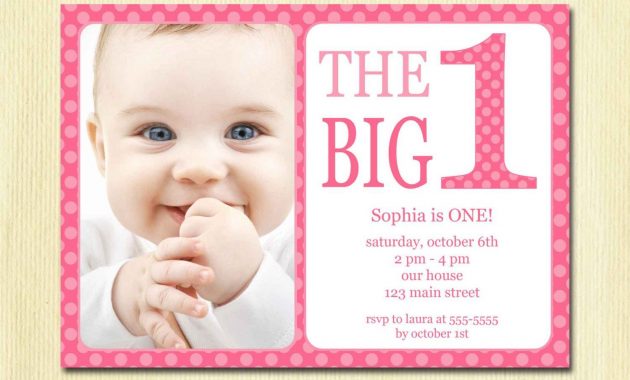 Free Printable 1st Birthday Invitation Template Birthday for sizing 1500 X 1071