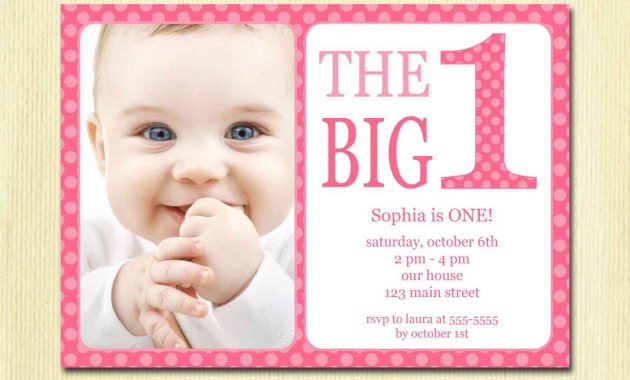 Free Printable 1st Birthday Invitation Template Birthday intended for sizing 1500 X 1071