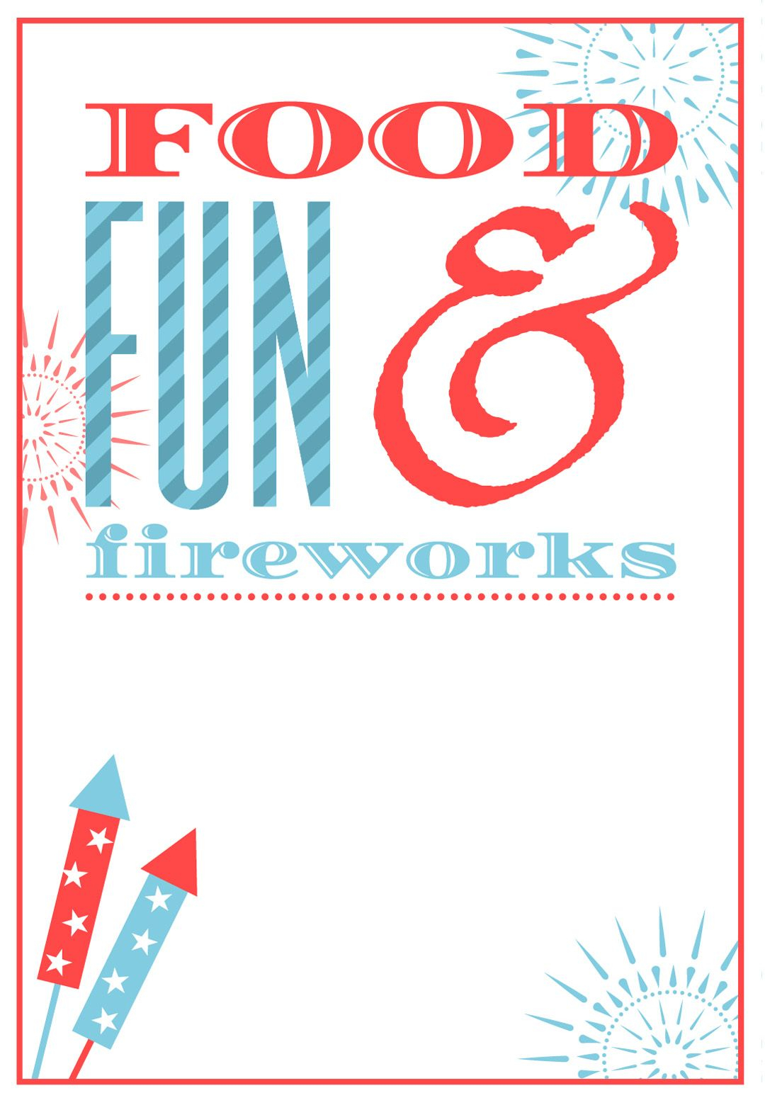 Free Printable 4th Of July Invitation July Fourth In 2019 First regarding dimensions 1080 X 1560