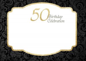 Free Printable 50th Birthday Invitations Free Printable pertaining to measurements 1050 X 750