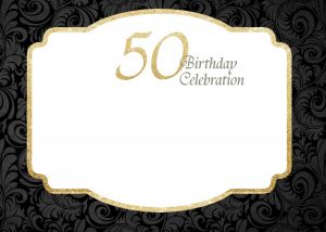 Free Printable 50th Birthday Invitations Free Printable throughout measurements 1050 X 750