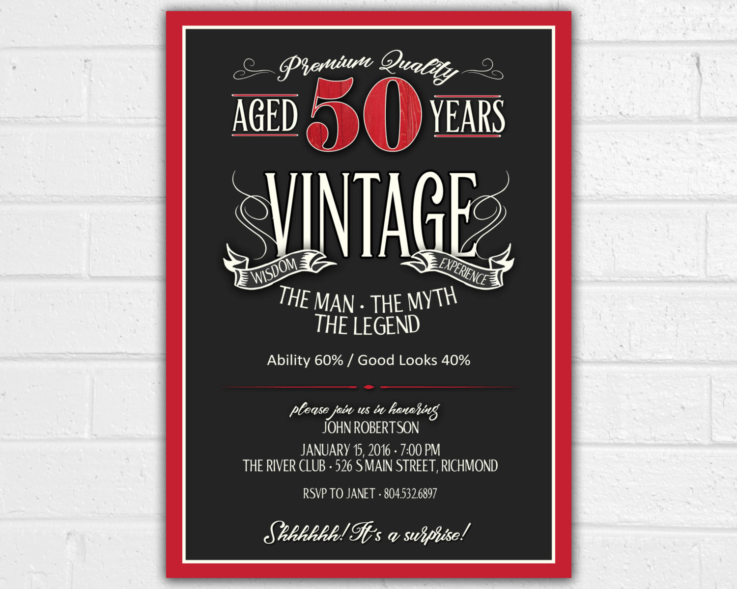 Free Printable 60th Birthday Party Invitations Birthday Invitation within sizing 1500 X 1200