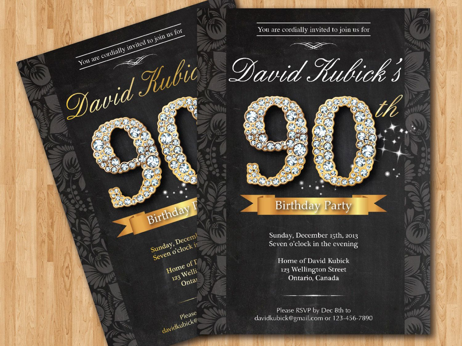 Free Printable 90th Birthday Invitations Bagvania Free Printable regarding dimensions 1500 X 1125