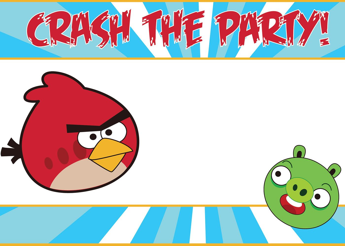 Free Printable Angry Birds Invitations Lukes 5th Birthday Free inside sizing 1400 X 1000