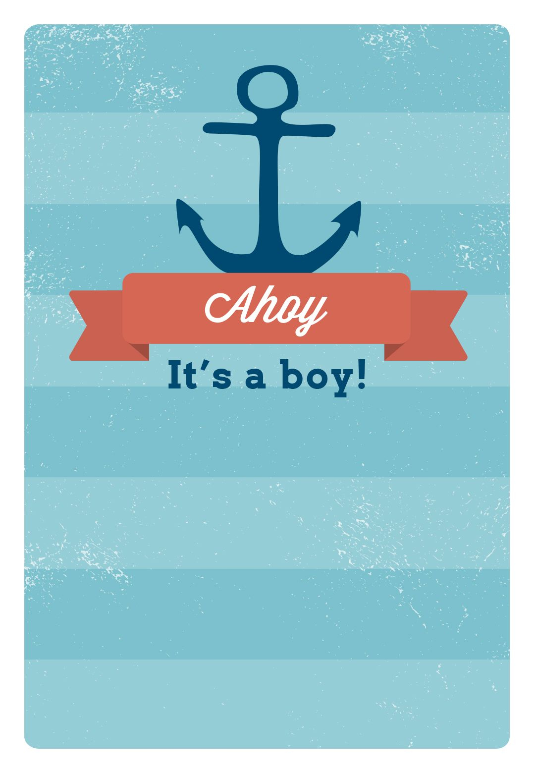 Free Printable Ba Shower Invitation Ahoy Its A Boy Greetings for sizing 1080 X 1560