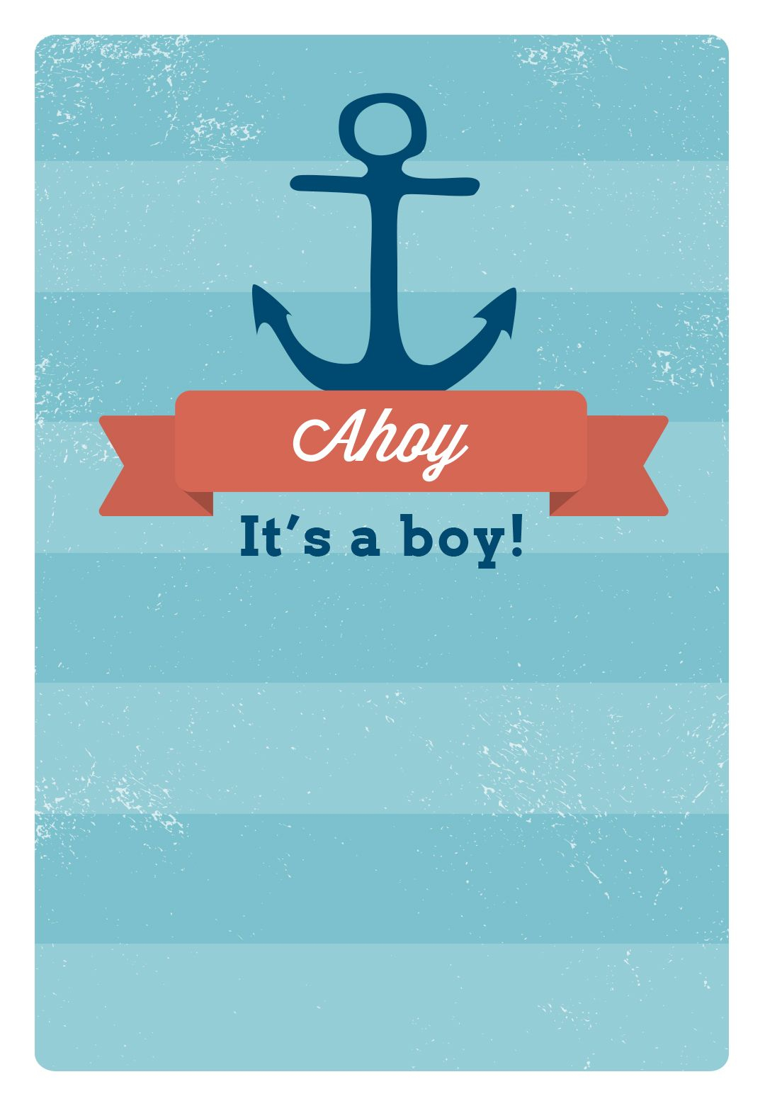 Free Printable Ba Shower Invitation Ahoy Its A Boy Greetings inside sizing 1080 X 1560