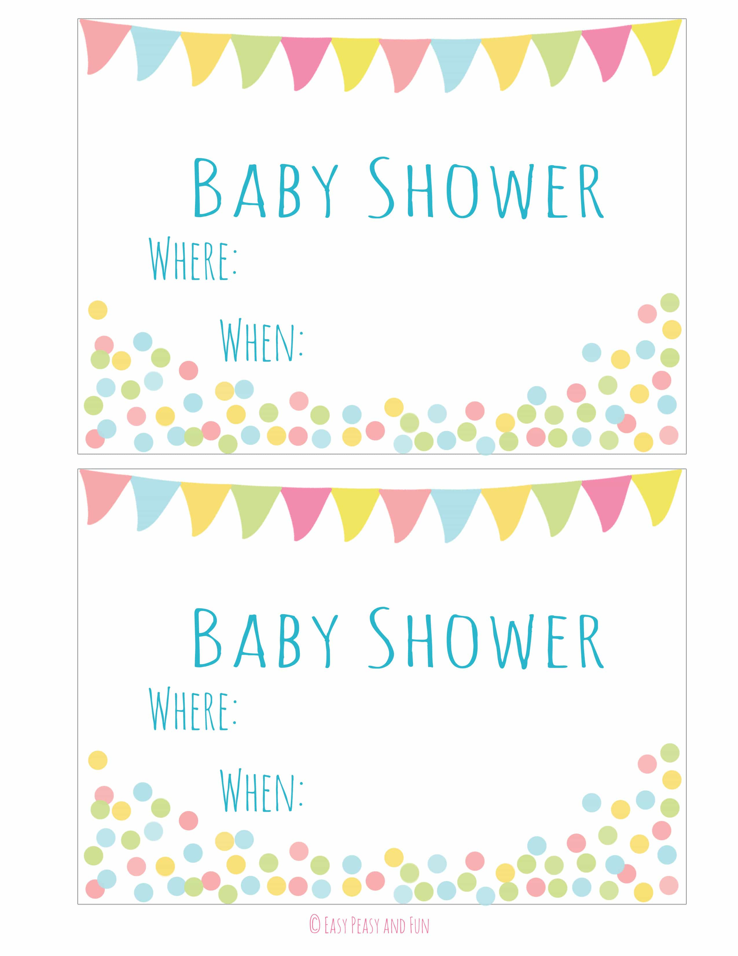 Free Printable Ba Shower Invitation Easy Peasy And Fun in proportions 2550 X 3300