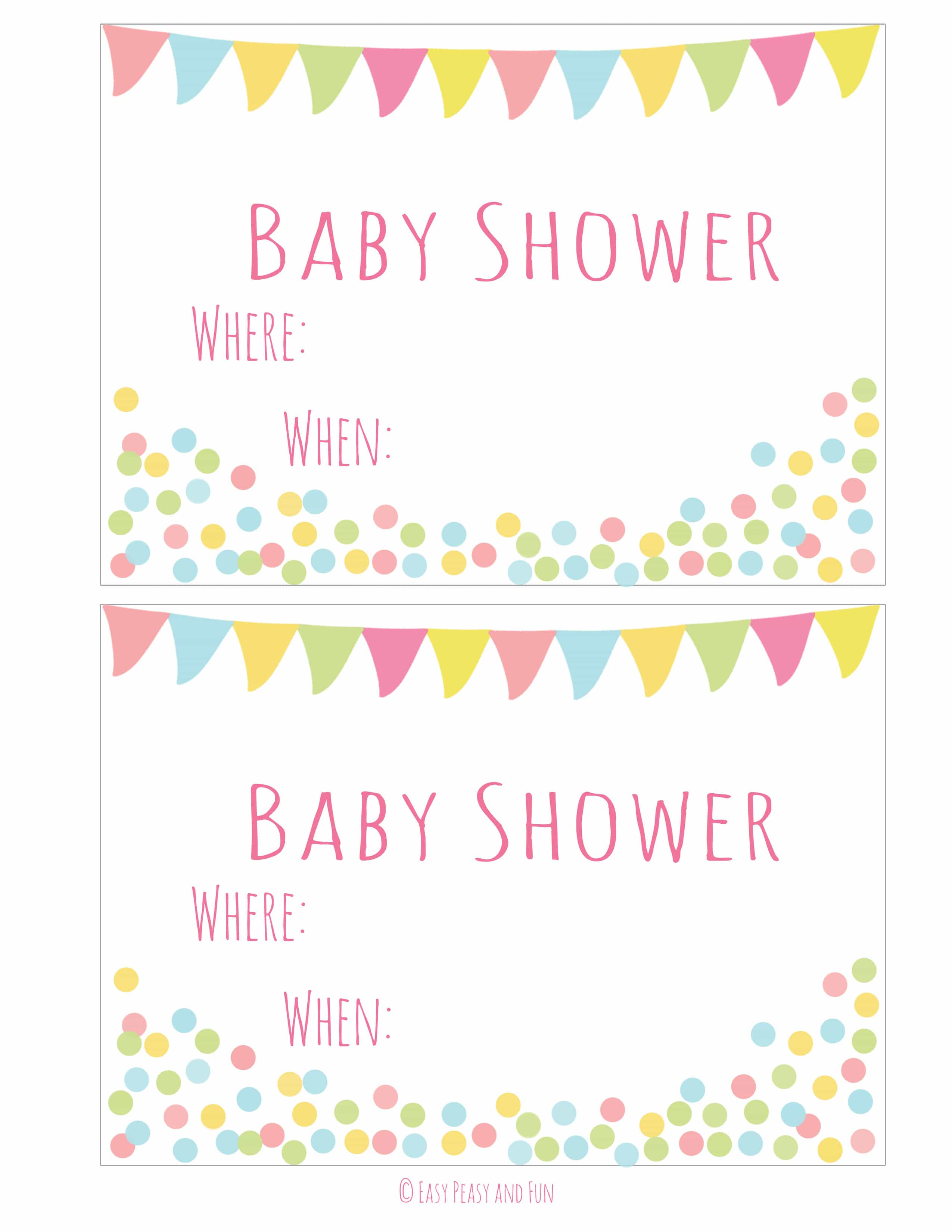 Free Printable Ba Shower Invitation Easy Peasy And Fun pertaining to size 2550 X 3300