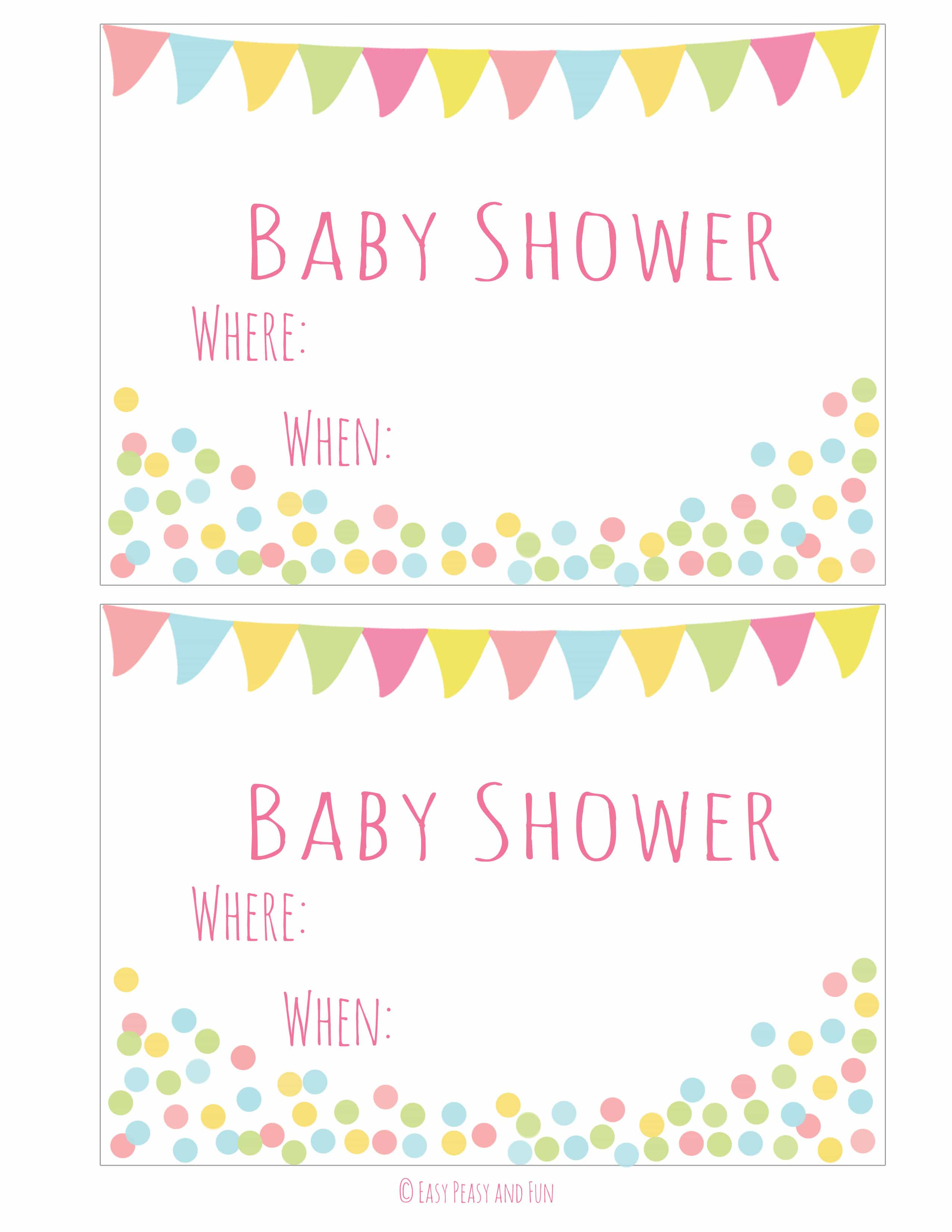 Free Printable Ba Shower Invitation Easy Peasy And Fun with regard to dimensions 2550 X 3300