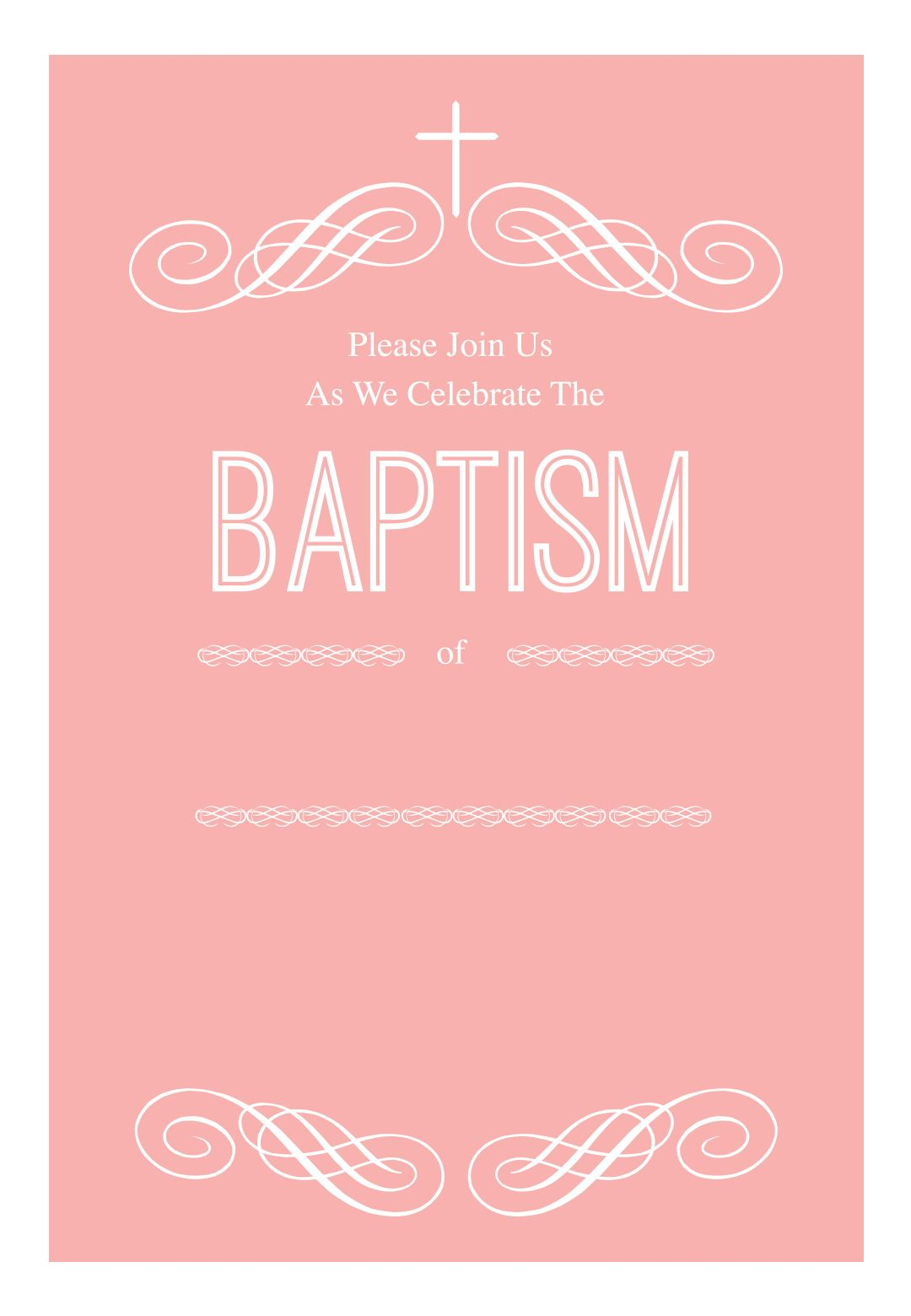 Free Printable Baptism Invitations Templates Sansu for size 1080 X 1560