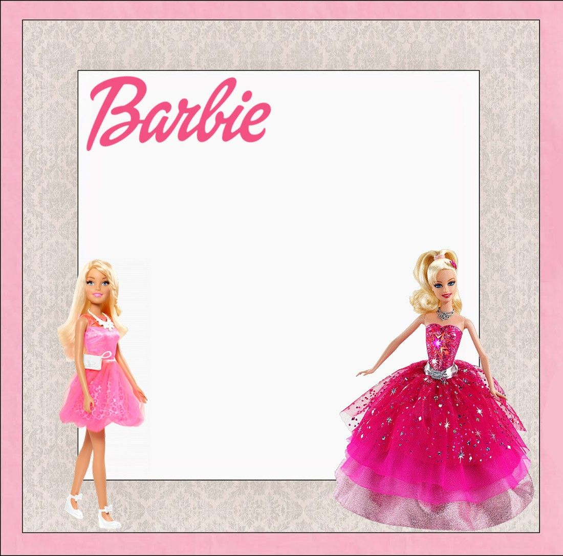 Free Printable Barbie Birthday Invitation Template Birthdays In inside size 1100 X 1085