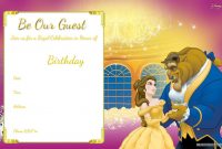 Free Printable Beauty And The Beast Royal Invitation Free with measurements 1280 X 800