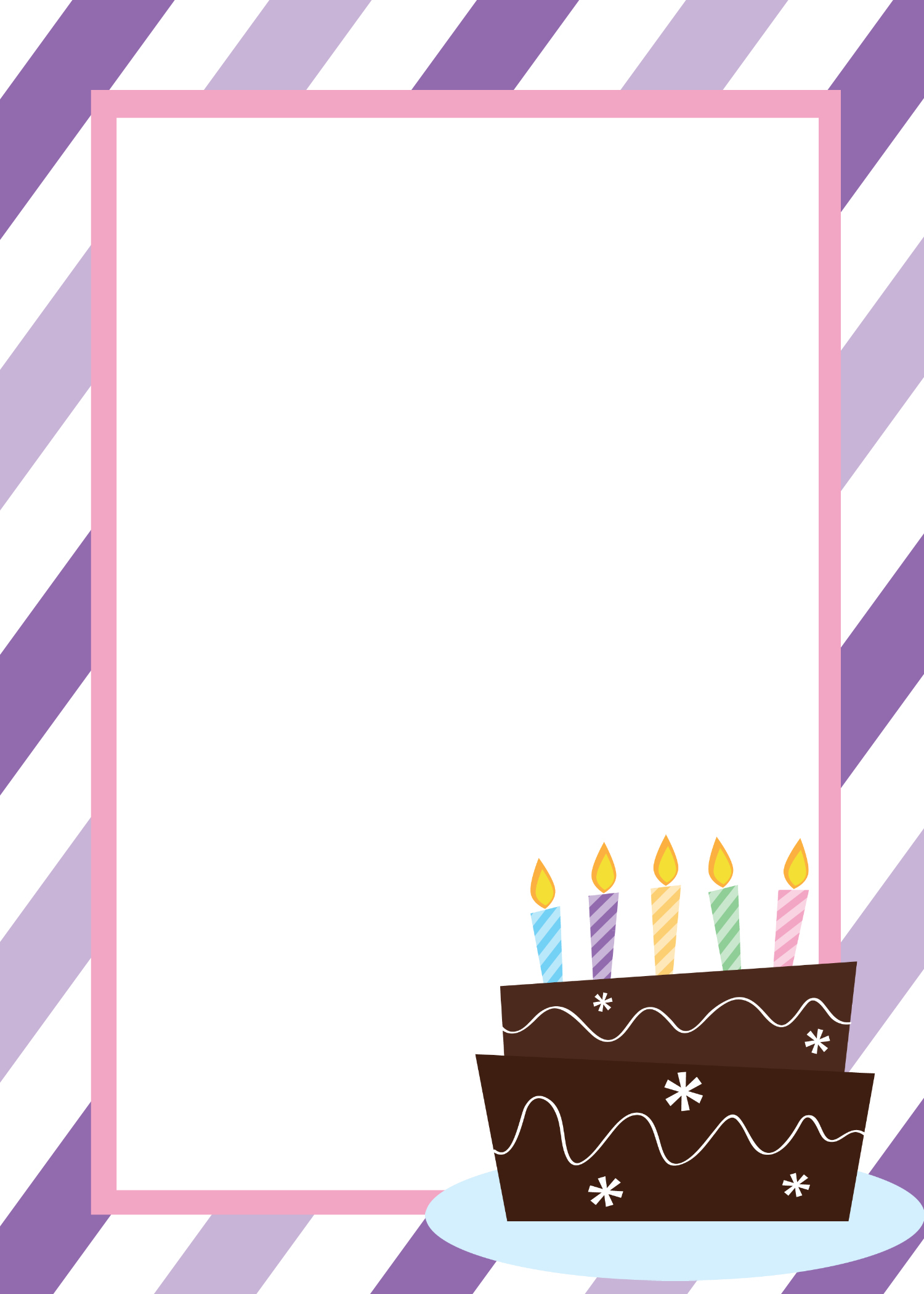 Free Printable Birthday Invitation Templates intended for sizing 1500 X 2100