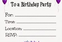 Free Printable Birthday Invitations For Kids Freeprintables regarding sizing 1354 X 1600