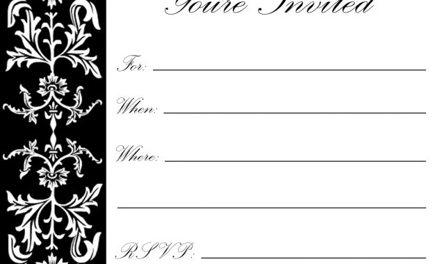 Free Printable Birthday Party Invitations For Adults And Kids Diy throughout sizing 1100 X 850
