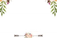 Free Printable Boho Chic Flower Ba Shower Invitation Template with measurements 1500 X 2100