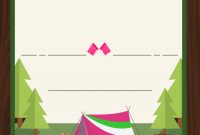 Free Printable Camping Party Invitation For Girls Free with regard to proportions 1500 X 2100