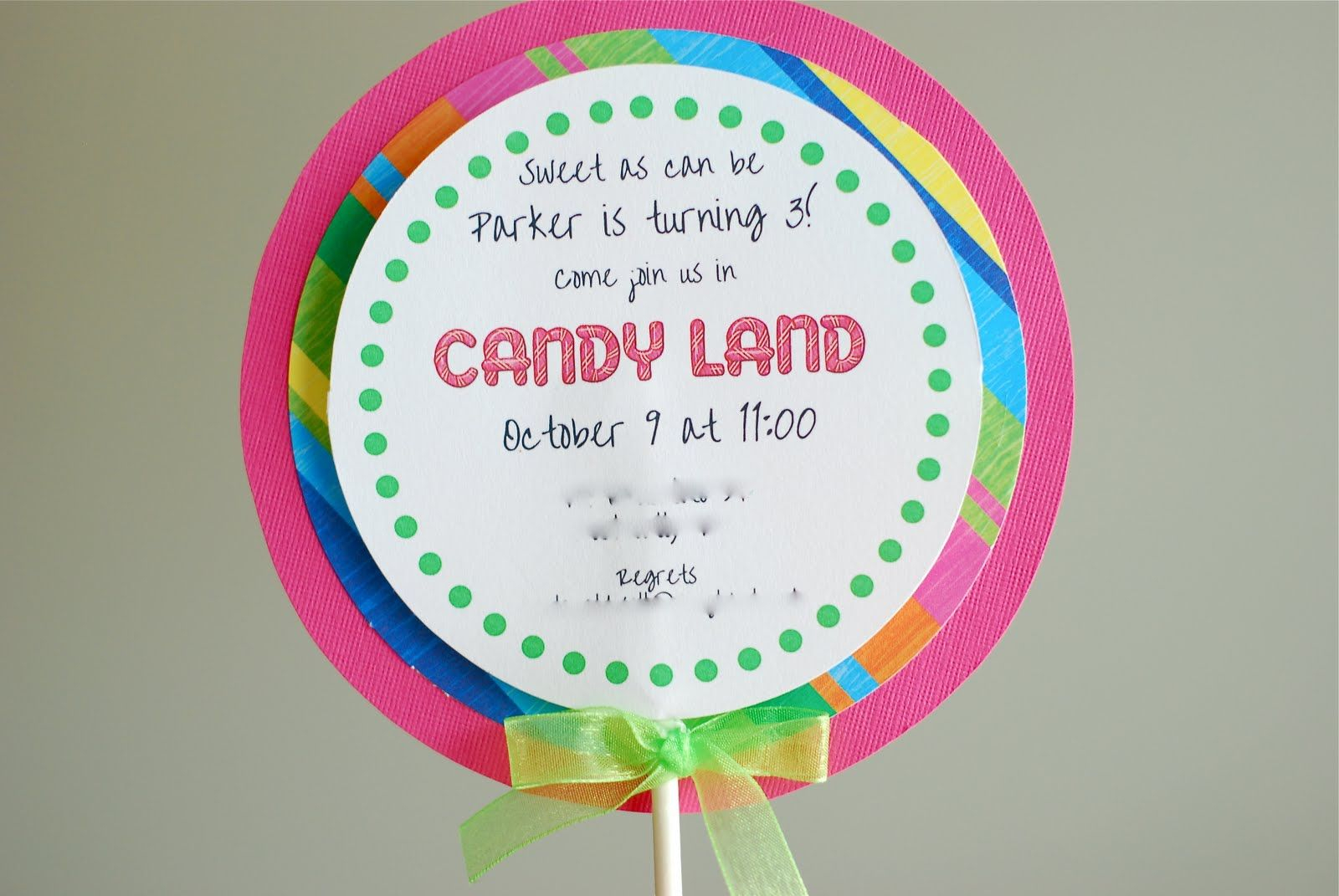 Free Printable Candyland Invitation Templates Than I Could with sizing 1600 X 1071