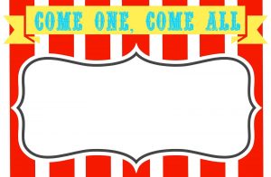 Free Printable Carnival Themed Invitations Paper Crafting intended for sizing 1600 X 1043