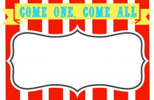 Free Printable Carnival Themed Invitations Paper Crafting with regard to sizing 1600 X 1043