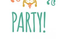 Free Printable Childrens Party Invitation Free Printables inside sizing 1080 X 1560