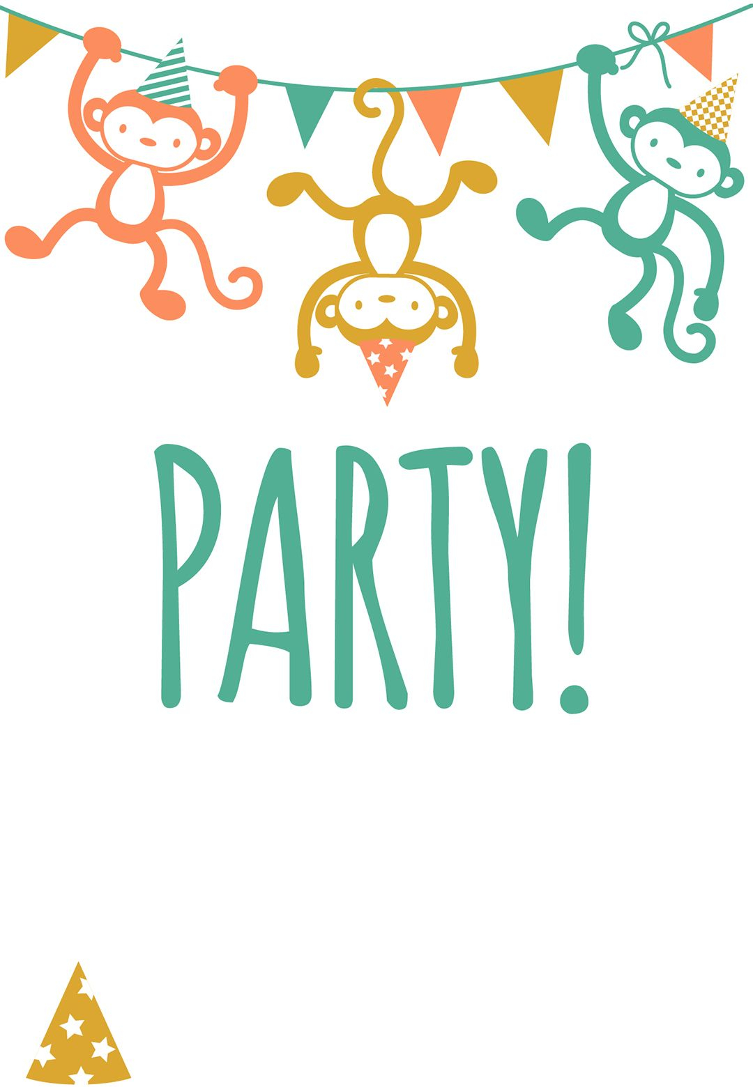 Free Printable Childrens Party Invitation Free Printables within proportions 1080 X 1560