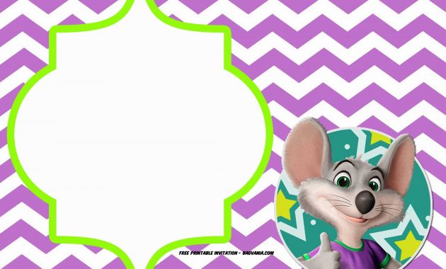 Free Printable Chuck E Cheese Invitation Free Printable in proportions 2100 X 1500