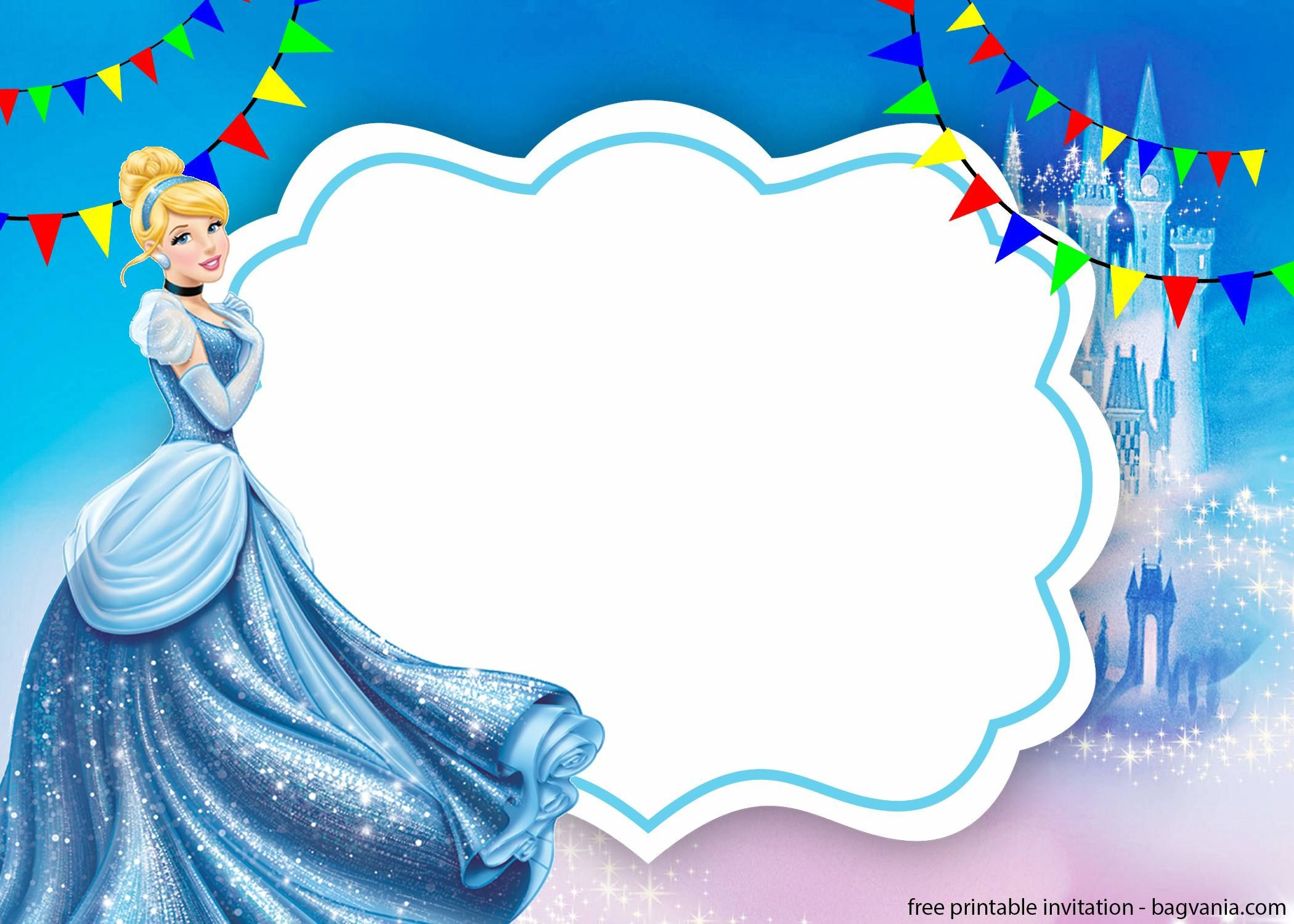 Free Printable Cinderella Invitation Template Bagvania Invitation in proportions 2100 X 1500