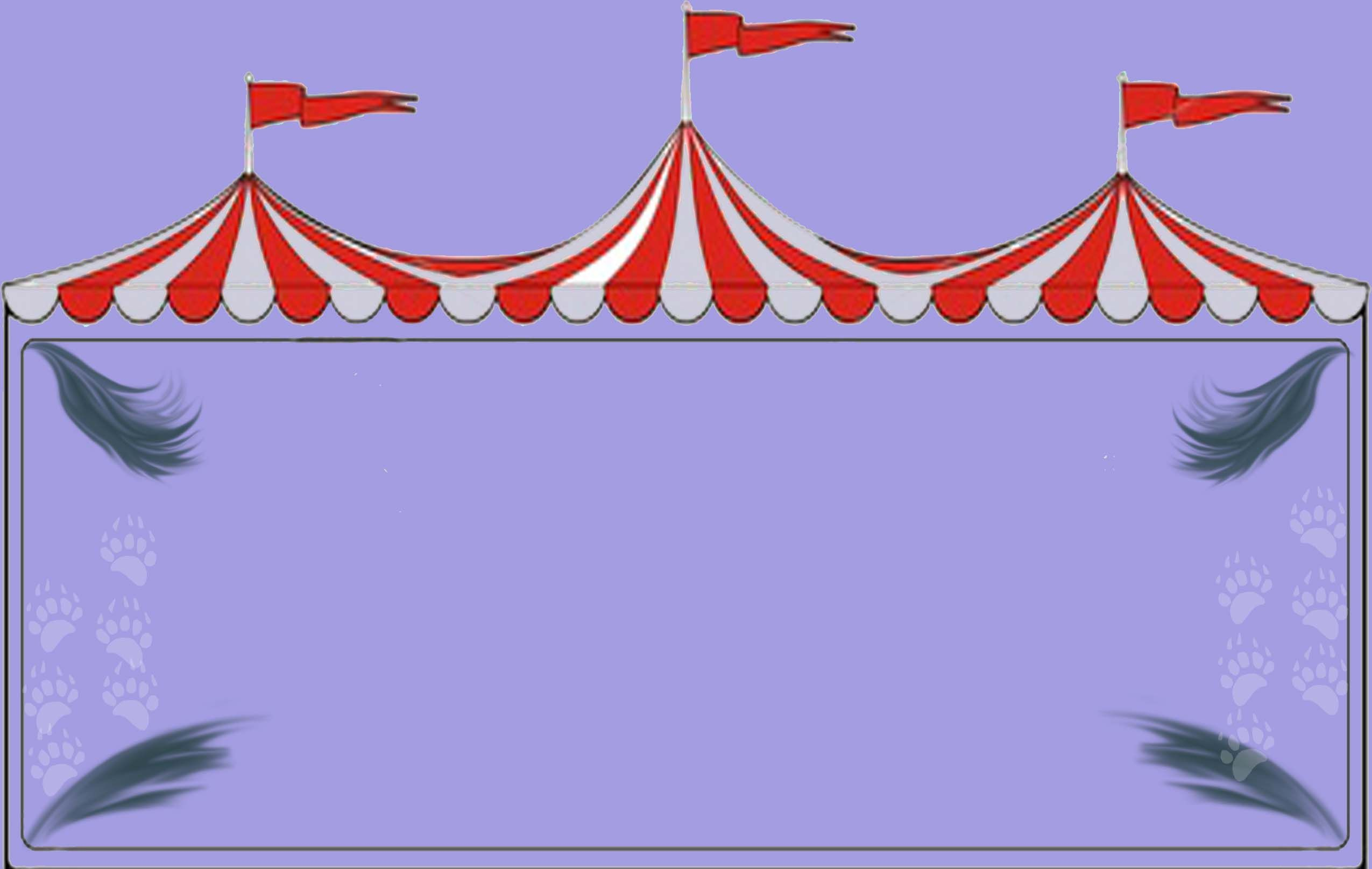 Free Printable Circus Invitation Templates Circus Tent Theme regarding proportions 2550 X 1615