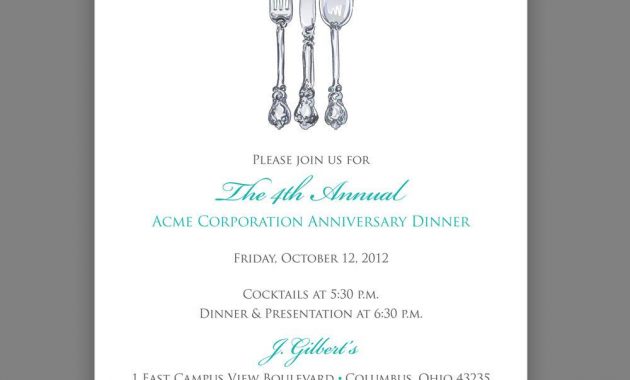 Free Printable Dinner Invitation Templates Printable Corporate regarding sizing 1000 X 1000